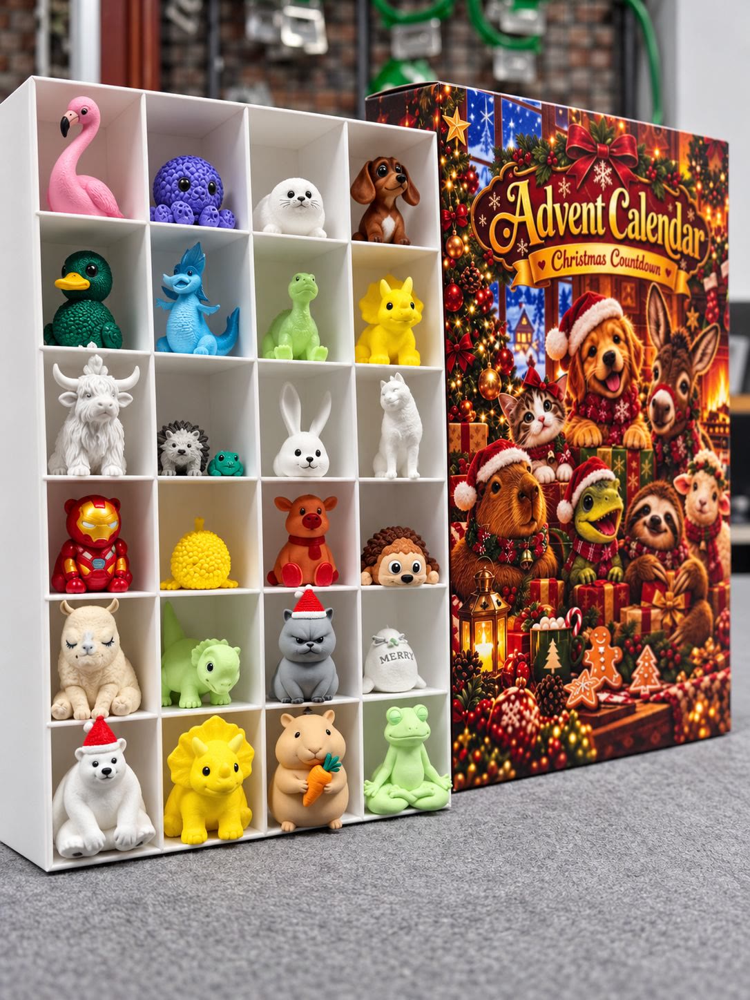 Advent Calendar với 24 mô hình 3D