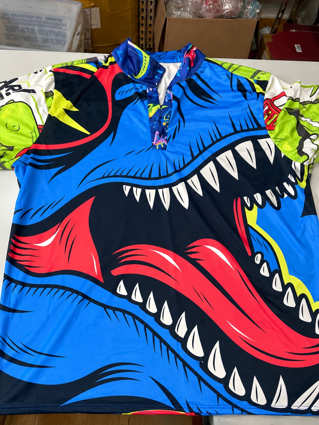3D Full-Print Polo Shirt